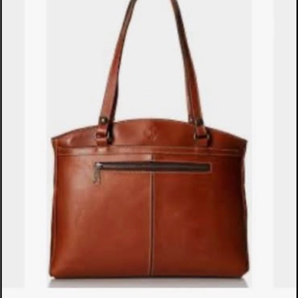 Classic Leather Tote Bag in Brown